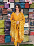 STYLISH SEMI SILK SALWAR SUITS @999/- N2757