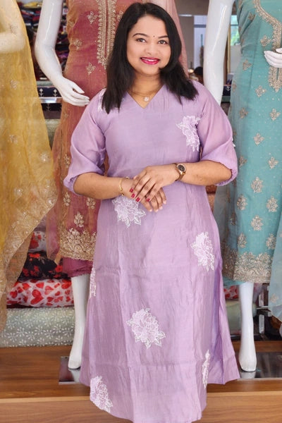SEMI PARTY WEAR MULCHANDERI  CO-ORD SET  N2585