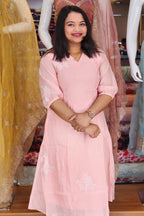 SEMI PARTY WEAR MULCHANDERI  CO-ORD SET  N2585