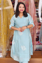 SEMI PARTY WEAR MULCHANDERI  CO-ORD SET  N2585