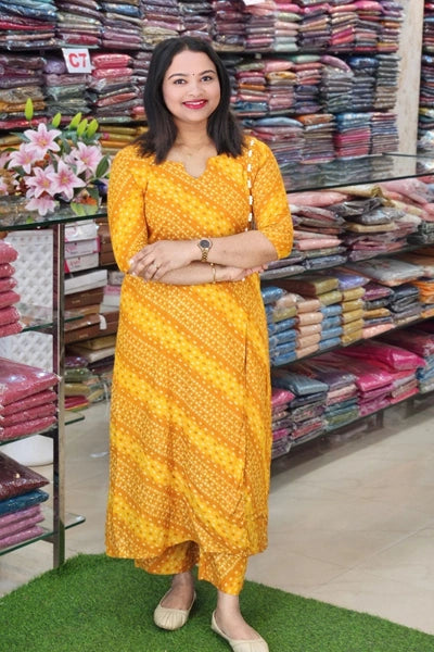 STYLISH BANDINI PRINTED RAYON CO-ORD SETS  N2483