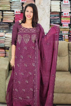 PREMIUM FENDY SATIN SALWAR SUITS N2517