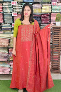 AWESOME N C SILK SALWAR SUITS N2523