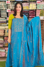 AWESOME N C SILK SALWAR SUITS N2523