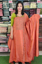 AWESOME N C SILK SALWAR SUITS N2523