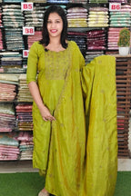 AWESOME N C SILK SALWAR SUITS N2523