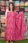 PREMIUM PLATINUM ORGANZA CRUSH SALWAR SUITS N2529