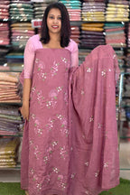 PREMIUM PLATINUM ORGANZA CRUSH SALWAR SUITS N2529