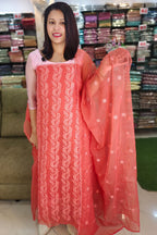 PREMIUM KASHMIRI EMBROIDERIED ORGANZA SALWAR SUITS N2533