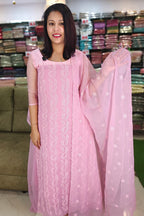 PREMIUM KASHMIRI EMBROIDERIED ORGANZA SALWAR SUITS N2533