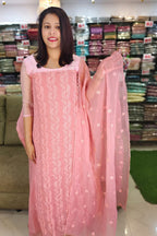 PREMIUM KASHMIRI EMBROIDERIED ORGANZA SALWAR SUITS N2533