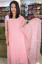 PREMIUM KASHMIRI EMBROIDERIED ORGANZA SALWAR SUITS N2533