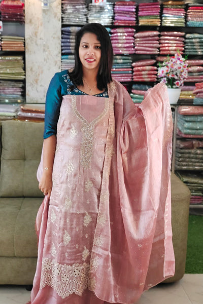 PREMIUM BURBURY SILK SALWAR SUITS N2536