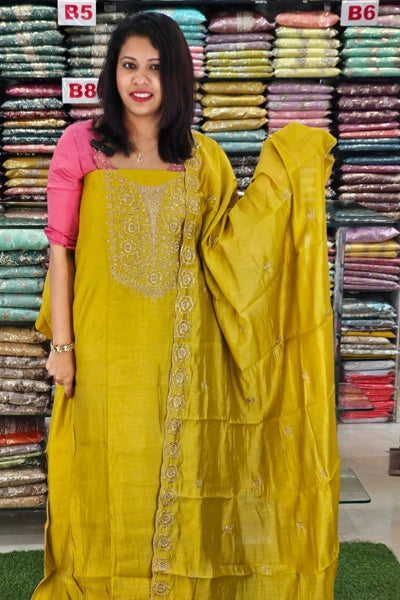 PREMIUM MUL CHANDERI SALWAR SUITS N2538