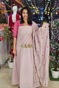 BOUTIQUE DESIGNED MUL CHANDERI SALWAR SUITS N2539