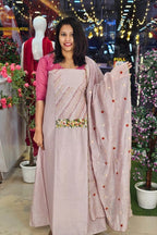 BOUTIQUE DESIGNED MUL CHANDERI SALWAR SUITS N2539