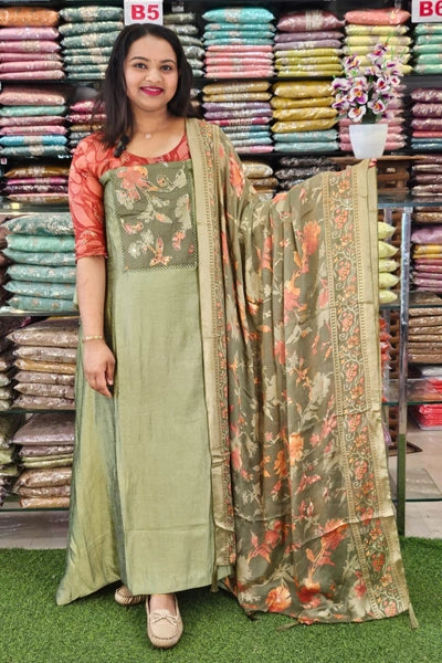 BUDGETED VICHITRA SILK SUITS @895/- N2542