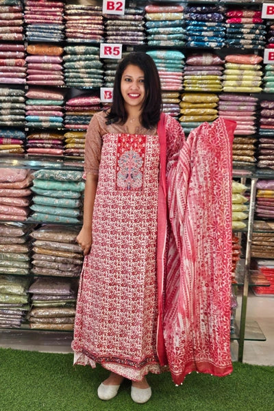 BUDGETED COTTON SALWAR SUITS @999/- N2546