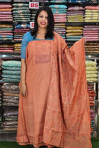 FAST MOVING MUL CHANDERI SALWAR SUITS N2547
