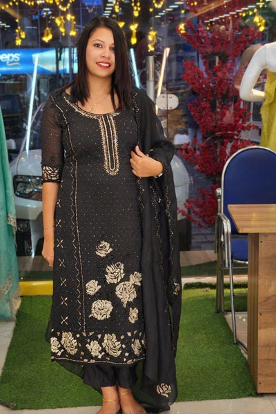 PREMIUM PLATINUM CRUSH SALWAR SUITS N2549