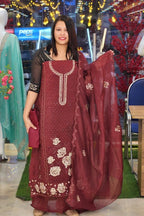 PREMIUM PLATINUM CRUSH SALWAR SUITS N2549