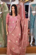 PREMIUM MUL CHANDERI SALWAR SUITS N2550