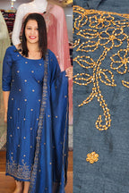 PARTYWEAR SPECIAL HANDWORK EMBROIDERIED VICHITRA SUITS N2553