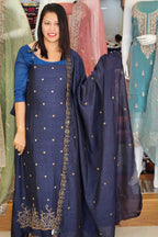 PARTYWEAR SPECIAL HANDWORK EMBROIDERIED VICHITRA SUITS N2553
