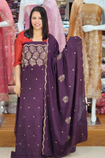PREMIUM PLATINUM CRUSH SALWAR SUITS N2554