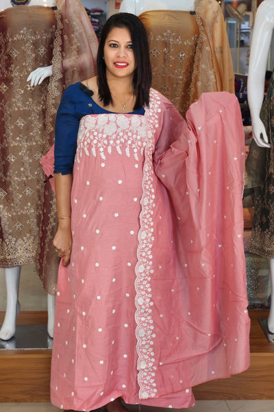 STYLISH MUL CHANDERI SALWAR SUITS @999/- N2559