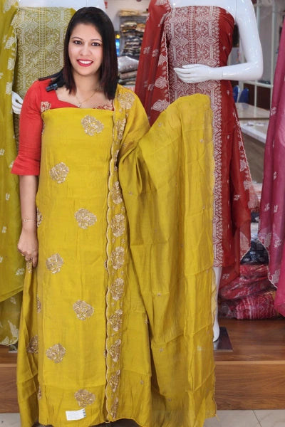 SUMMER SPECIAL MUL CHANDERI SALWAR SUITS N2561