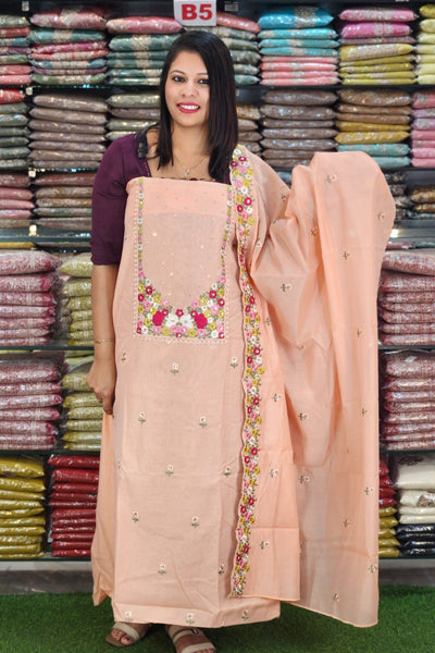 BUDGETED CHANDERI SALWAR SUITS @895/- N2569