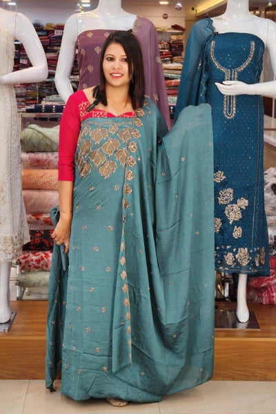 FESTIVAL SPECIAL CRUSH SILK SALWAR SUITS N2570