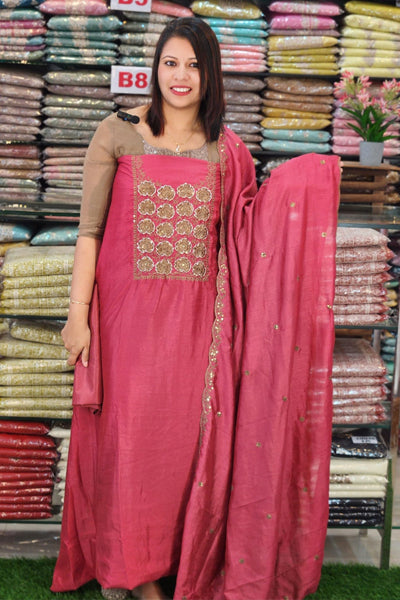 SPECIAL RAW SILK SALWAR SUITS @795/-   N2571
