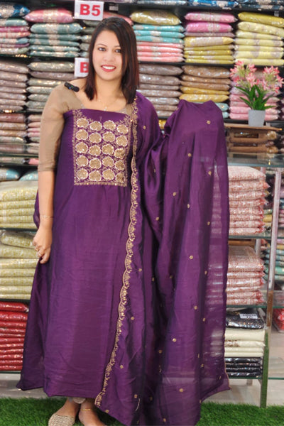 SPECIAL RAW SILK SALWAR SUITS @795/-   N2571