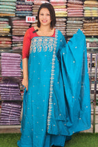 STYLISH TWO TONE SILK SALAWAR SUITS  @1195/- N2573