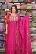 STYLISH TWO TONE SILK SALAWAR SUITS  @1195/- N2573