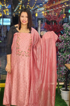BUDGETED SEMI SILK SALWAR SUITS @695/-  N2576