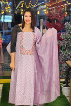 BUDGETED SEMI SILK SALWAR SUITS @695/-  N2576