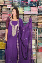 BUDGETED RANGOLI CRUSH SALWAR SUITS @999/- N2582