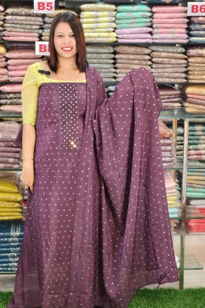 BUDGETED VICHITRA SILK SALWAR SUITS @695/- N2586