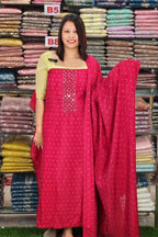 BUDGETED VICHITRA SILK SALWAR SUITS @695/- N2586
