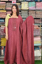 BUDGETED VICHITRA SILK SALWAR SUITS @695/- N2586