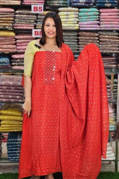 BUDGETED VICHITRA SILK SALWAR SUITS @695/- N2586