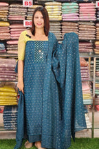 BUDGETED VICHITRA SILK SALWAR SUITS @695/- N2586