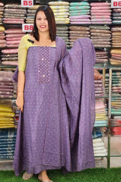 BUDGETED VICHITRA SILK SALWAR SUITS @695/- N2586
