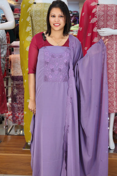 DEMANDED GEORGETTE SALWAR SUITS @999/-  N2590