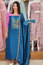 RESTOCKED VICHITRA SILK SALWAR SUITS N2592