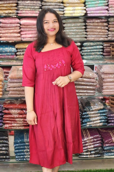 PARTYWEAR SPECIAL VATHIKAN  SILK KURTHES  @ N2595