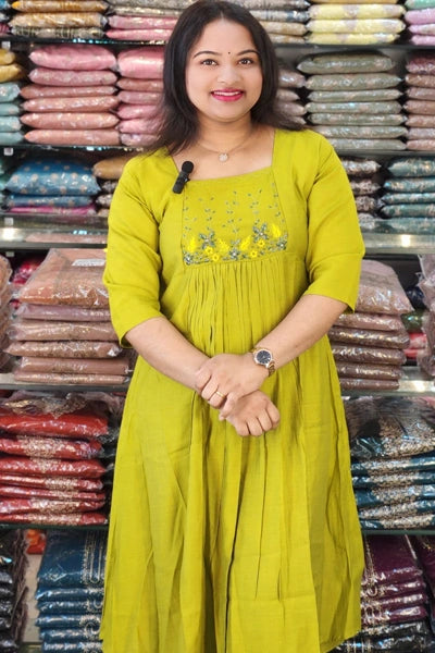 PARTYWEAR SPECIAL VATHIKAN  SILK KURTHES  @ N2595